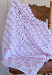 Touch and Feel Baby Blanket Crochet Pattern - Hooked on Homemade Happiness