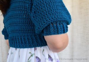 Cropped Cardi Crochet Pattern - This light weight, cotton Cropped Cardi Crochet Pattern is great for summer nights when it's not quite warm, but not cold enough for a jacket either. 