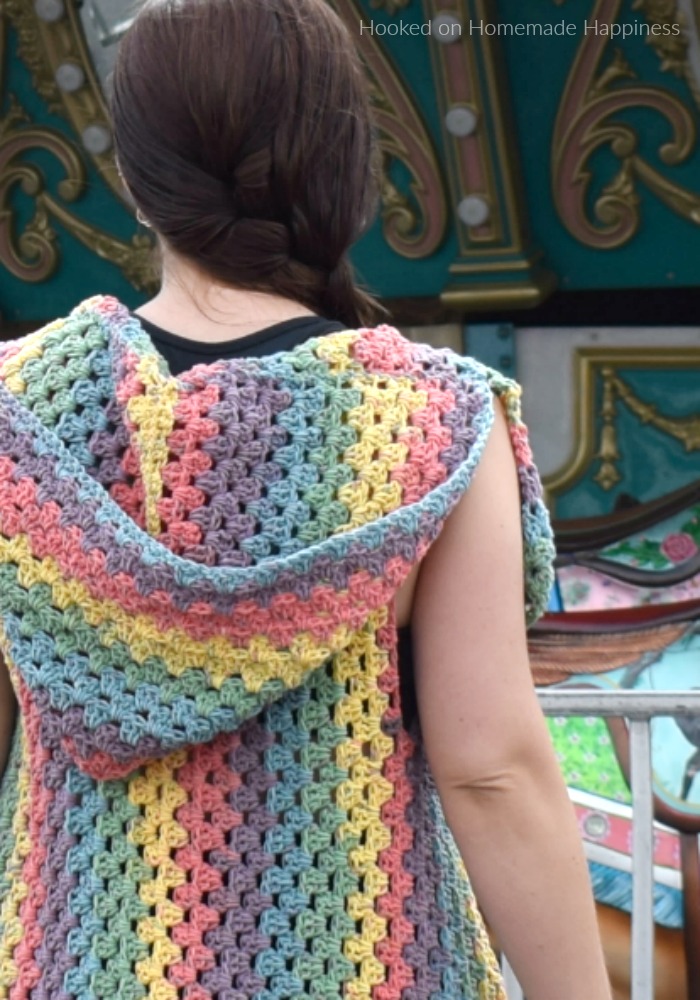 The Fest Vest Crochet Pattern - Oh. My. GOODNESS. I am so excited to share this fun, summer pattern with you! The Fest Vest Crochet Pattern is my new favorite thing to wear!