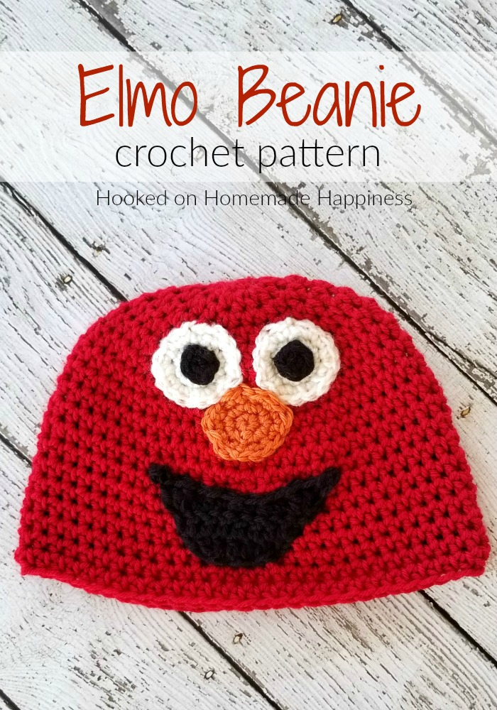 Elmo Crochet Beanie Pattern - Do you know an Elmo fan? My son loves this Elmo Crochet Beanie Pattern and has already claimed this one as his own. 