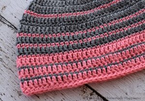 Simple Striped Beanie Crochet Pattern - The Simple Striped Crochet Beanie Pattern is an easy and versatile pattern. There are endless color possibilities with this pattern!