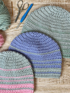 Simple Striped Beanie Crochet Pattern