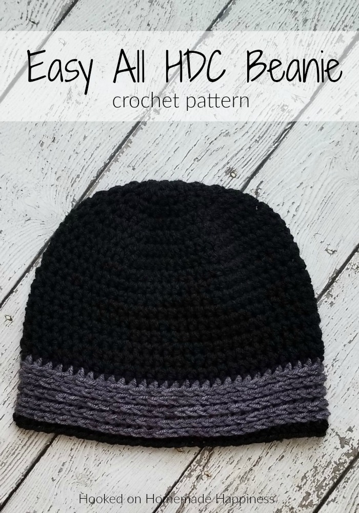 Easy All Hdc Beanie Crochet Pattern Crochet Along For A