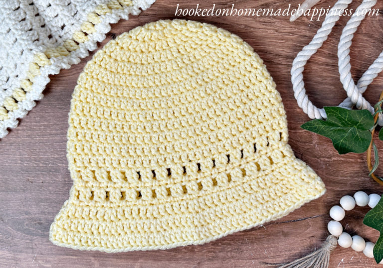 Cluster Bucket Hat Free Crochet Pattern