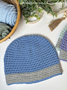 Easy Half Double Crochet Beanie Pattern
