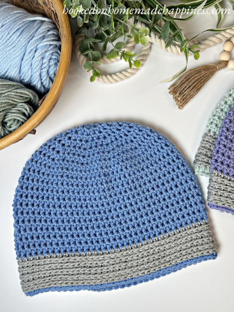 Easy Half Double Crochet Beanie Pattern
