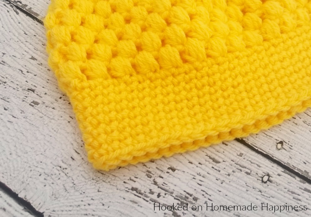 Puff Stitch Beanie crochet Pattern - The Puff Stitch Beanie Crochet Pattern is a bright, fun, and textured beanie for kids. I really love the look of the puff stitch. It's such a cute and fluffy design. Perfect for kids!