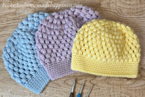 Puff Stitch Beanie Crochet Pattern