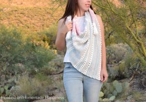 Daydreamer Crochet Wrap Pattern - The Daydreamer Crochet Wrap Pattern is make with some of the softest acrylic yarn ever and lemme tell you... this wrap really does feel like a dream!