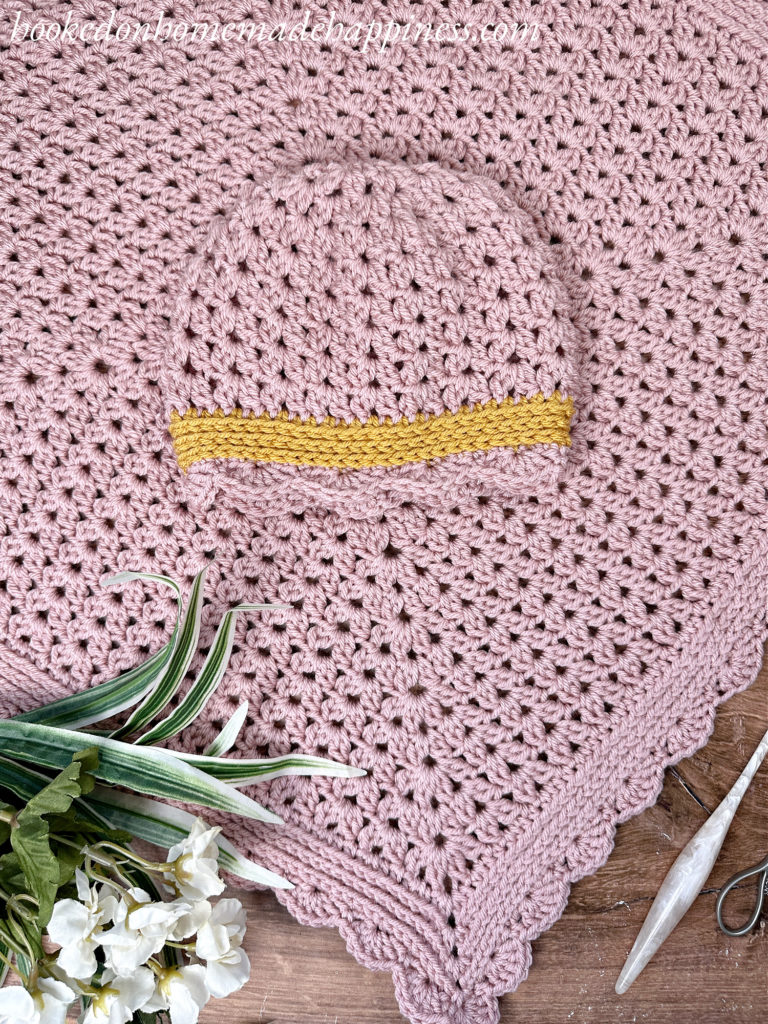 Sweet Scallops Baby Beanie Crochet Pattern
