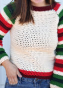 Mod Christmas Sweater Crochet Pattern