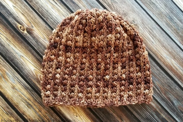 Gilded Beanie Crochet Pattern - The Gilded Beanie Crochet Pattern has a beautiful and textured design.