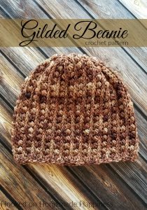 Gilded Beanie Crochet Pattern - The Gilded Beanie Crochet Pattern has a beautiful and textured design.