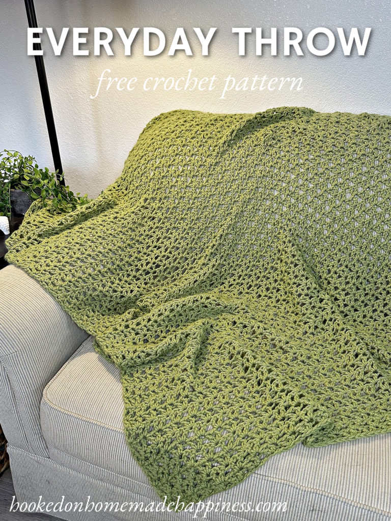 Everyday Throw Blanket Crochet Pattern