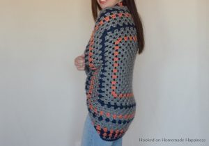 Granny Shrug Crochet Pattern - The Granny Shrug Crochet Pattern uses the classic granny square to make this cute and cozy sweater.