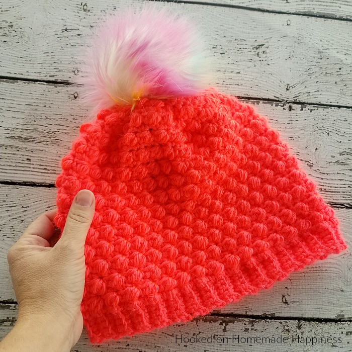 Kid's Pebble Beanie Crochet Pattern - The Pebble Beanie is one of my most popular patterns. So I decided to make a Kid's Pebble Beanie Crochet Pattern in sizes newborn through age 10!