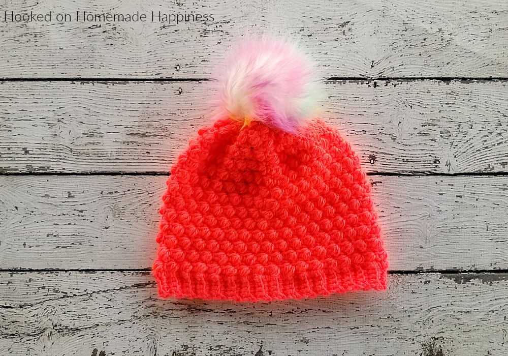 Kid's Pebble Beanie Crochet Pattern - The Pebble Beanie is one of my most popular patterns. So I decided to make a Kid's Pebble Beanie Crochet Pattern in sizes newborn through age 10!