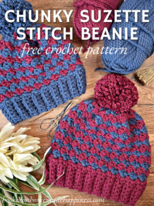 Suzette Beanie Crochet Pattern