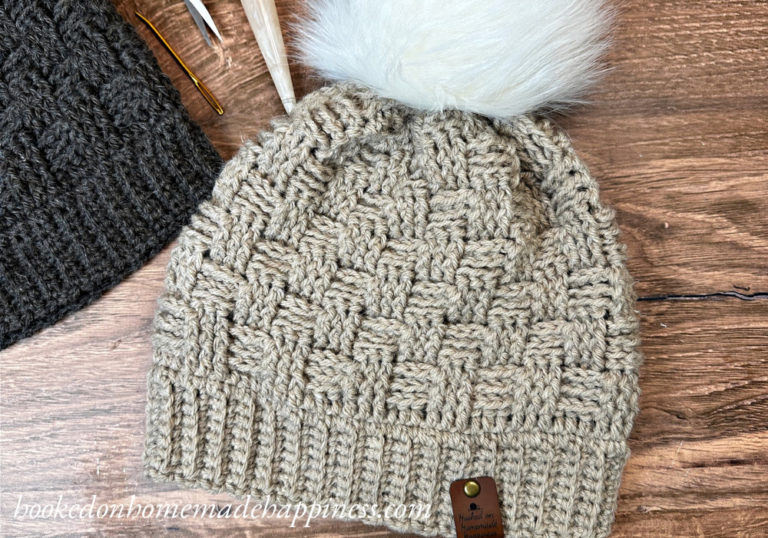 Woven Beanie Crochet Pattern