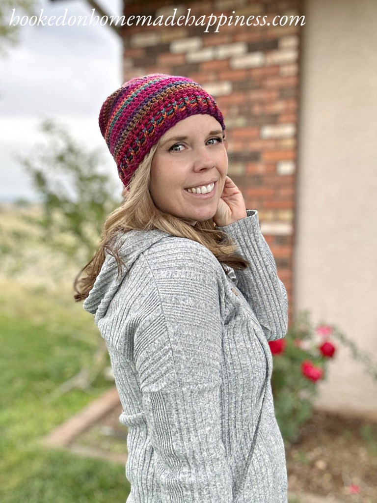 Basic Slouchy Beanie Crochet Pattern