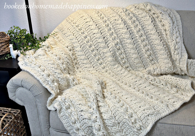 Cable Blanket Crochet Pattern