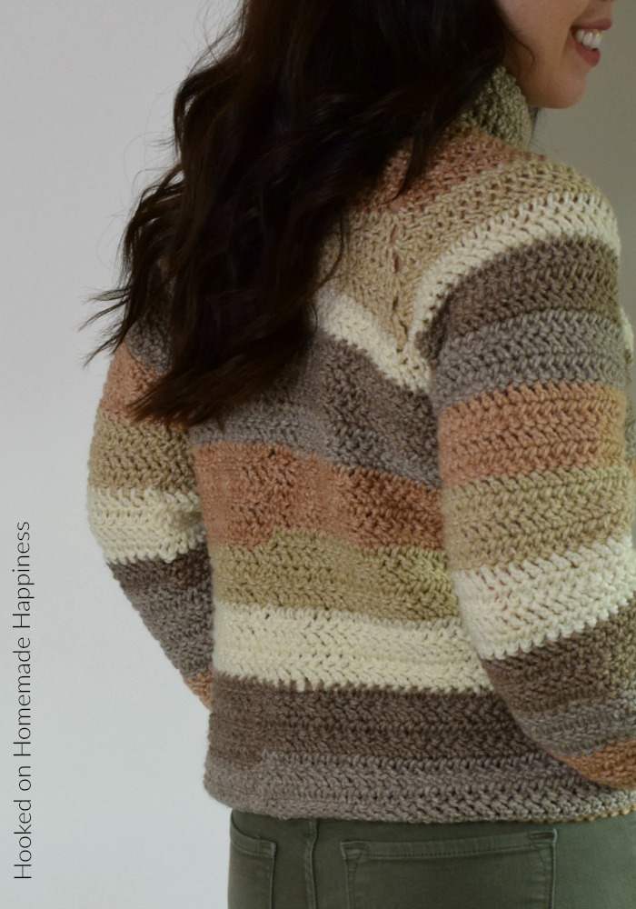That 70s Sweater Crochet Pattern - That 70's Sweater Crochet Pattern is a cozy turtleneck sweater that requires no sewing! This sweater is a raglan style that starts with the turtleneck and works down.
