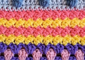 This is Part 8 of the Stitch Sampler Scrapghan CAL and that means we're now halfway done! This week is the Suzette Stitch.