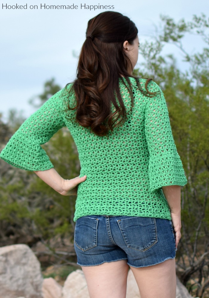 Spring Fling Crochet Top Pattern - The Spring Fling Crochet Top Pattern is such a fun top for spring!