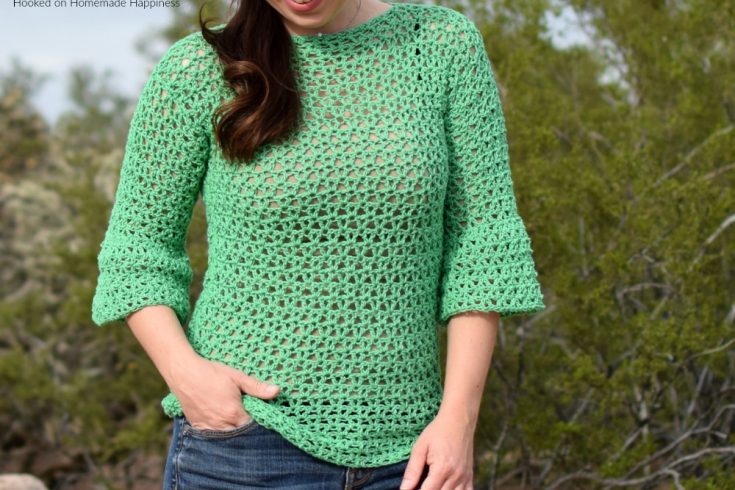 Spring Fling Crochet Top Pattern - The Spring Fling Crochet Top Pattern is such a fun top for spring!