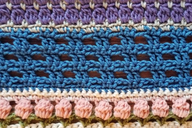 Welcome to Part 15 of the Stitch Sampler Scrapghan CAL! Just one more week until we're finished! This week is the Two on Two Stitch.