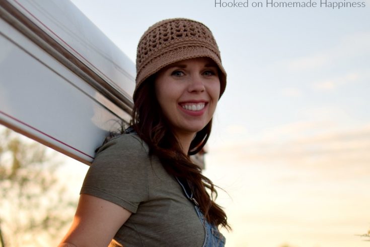 Sun Daze Bucket Hat Crochet Pattern - The Sun Daze Bucket Hat Crochet Pattern uses a few different stitches to create this cute and textured summer hat.