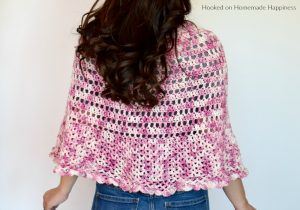 Springtime Poncho Crochet Pattern - The Springtime Poncho Crochet Pattern has an open airy design perfect for cool spring evenings!