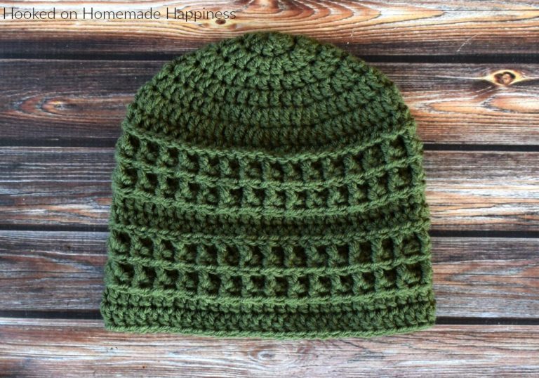 Texturized Crochet Beanie Pattern - The Texturized Crochet Beanie Pattern uses some of my favorite stitches and techniques to create the fun textures.