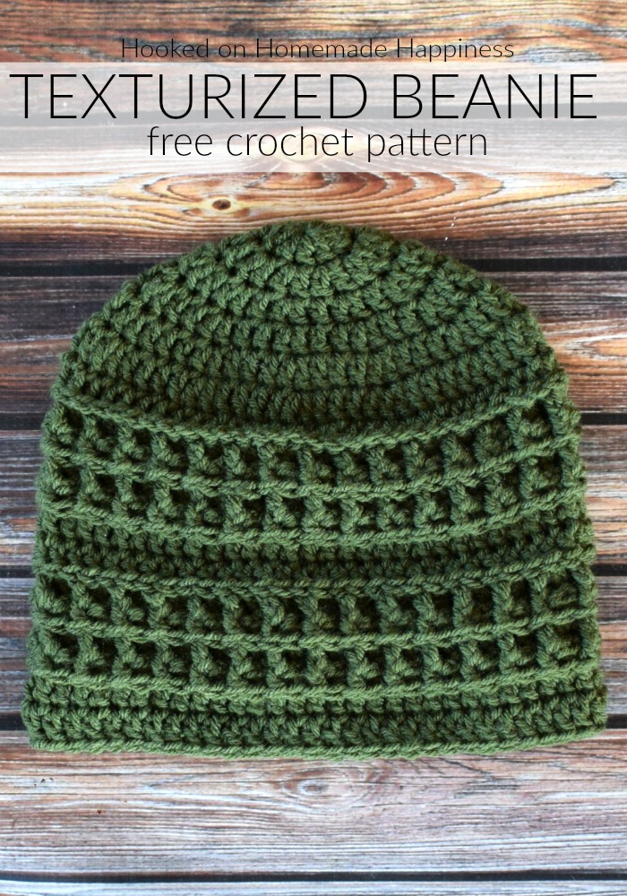 Texturized Crochet Beanie Pattern - The Texturized Crochet Beanie Pattern uses some of my favorite stitches and techniques to create the fun textures.