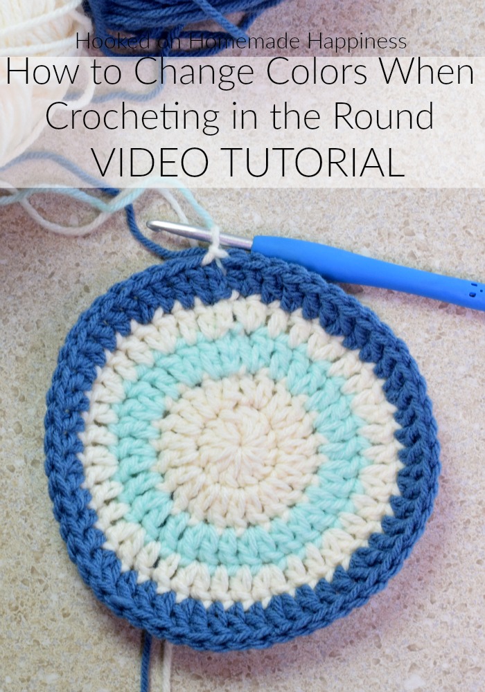 In this video tutorial, How to Change Colors When Crocheting in the Round, I will show you how to join a new color when crocheting a beanie.