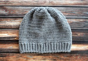 Bottom Up Beanie Crochet Pattern - My favorite beanies are always the ones made from the bottom up. The Beginner Bottom Up Beanie Crochet Pattern is a simple pattern with a video tutorial so any level crocheter can make this style hat.