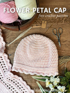 Flower Petal Cap Crochet Pattern