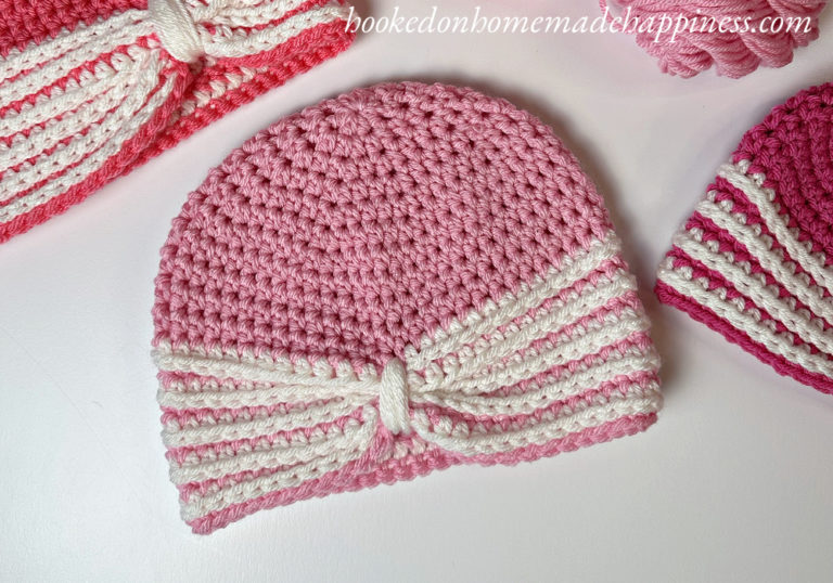 Turban Style Beanie Crochet Pattern