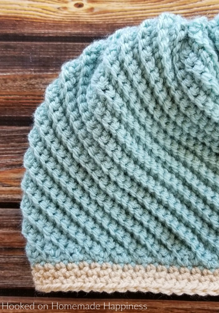 Twisted Beanie Crochet Pattern - I am so excited to share the Twisted Beanie Crochet Pattern with you! This beanie is completely different than any beanie I have ever made. I hope you love it, too!