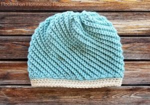 Twisted Beanie Crochet Pattern - I am so excited to share the Twisted Beanie Crochet Pattern with you! This beanie is completely different than any beanie I have ever made. I hope you love it, too!