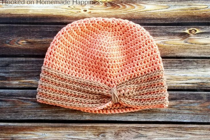 Kid's Turban Style Hat Crochet Pattern - The Kid's Turban Style Hat Crochet Pattern has adorable details that are so easy to create!