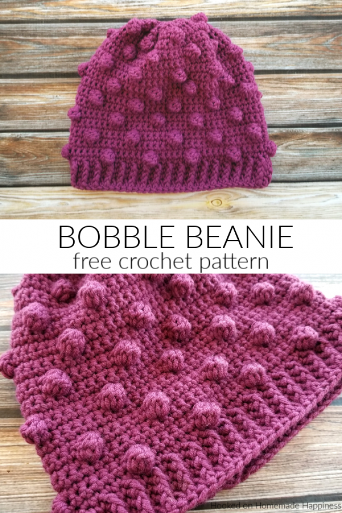 Bobble Beanie Crochet Pattern - The Bobble Beanie Crochet Pattern is the last pattern for this year's CAL for a Cause! I thought it would be fun to add this trendy beanie to our collective stack.