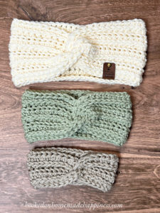 Twisted Ear Warmer Crochet Pattern