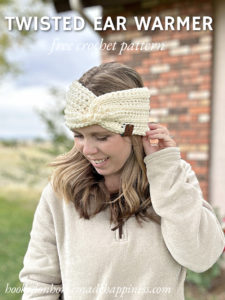 Twisted Ear Warmer Crochet Pattern