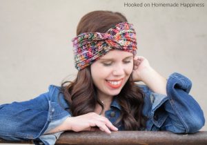 Slightly Twisted Ear Warmer Crochet Pattern - The Slightly Twisted Ear Warmer Crochet Pattern only looks like it's twisted. It's all in the sewing! If you know how to crochet a rectangle, you can definitely make this ear warmer.