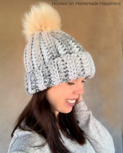 Chunky Classic Beanie Crochet Pattern - The Chunky Classic Beanie Crochet Pattern is made exactly like the Classic Beanie, but made with super bulky yarn! I used Lion Brand Wool-Ease Thick & Quick.