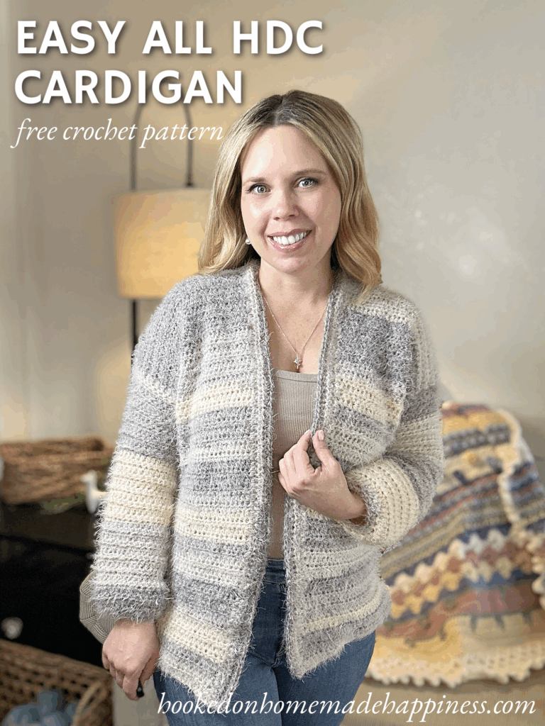 All HDC Cardigan Crochet Pattern