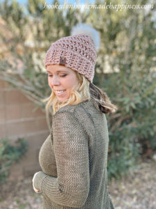 Chunky Bottom-Up Beanie Crochet Pattern