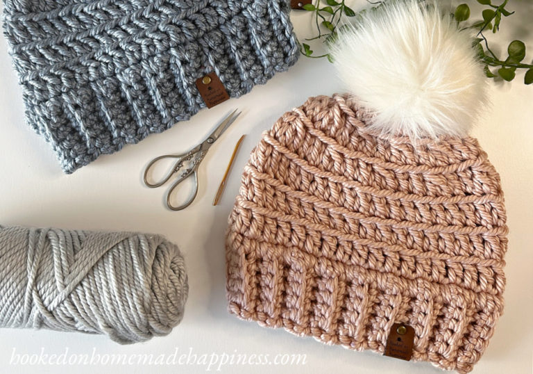 Chunky Bottom-Up Beanie Crochet Pattern