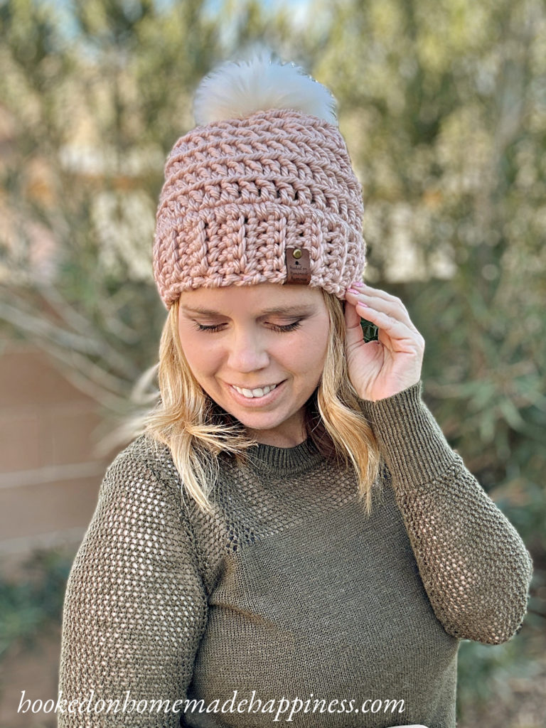 Chunky Bottom-Up Beanie Crochet Pattern